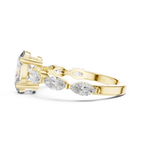 Gold Ring DDLR-180, Yellow Gold, view 3