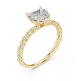 Gold Ring DDLR-396, Yellow Gold, view 2