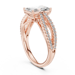 Gold Ring L03-704, Rose Gold, view 1
