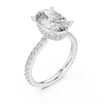 Gold Ring DDLR-171, White Gold, view 2