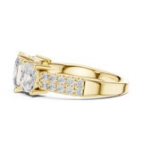 Gold Ring DDLR-716, Yellow Gold, view 3