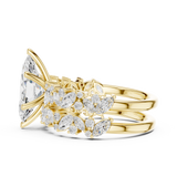 Gold Ring DDLR-942, Yellow Gold, view 3
