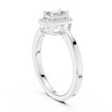 Gold Ring DDLR-493, White Gold, view 1