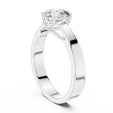 Gold Ring LR-0001, White Gold, view 1