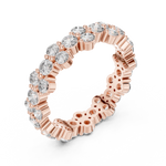 Gold Ring DDLR-210, Rose Gold, view 2