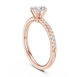 Gold Ring DDLR-588, Rose Gold