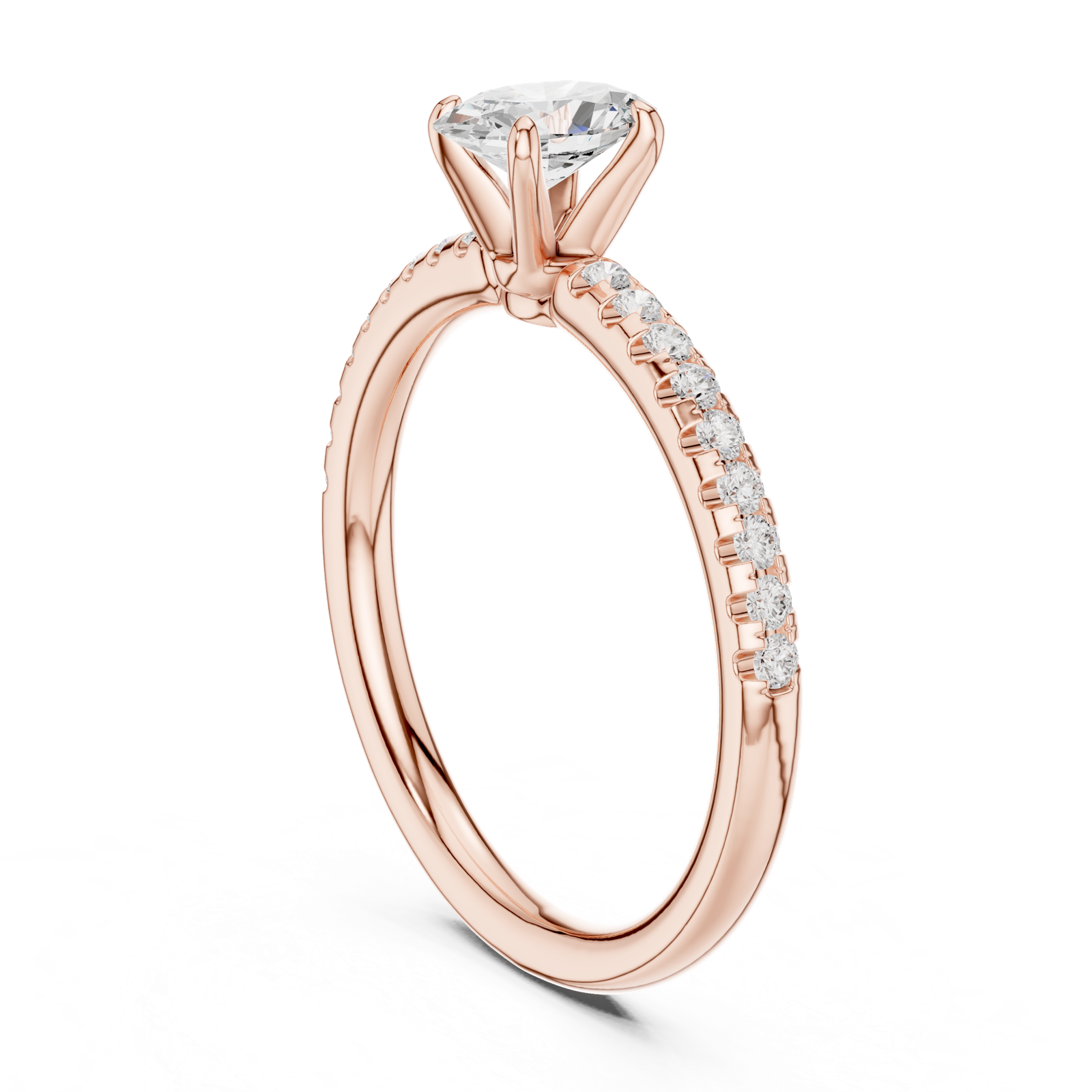 Gold Ring DDLR-588, Rose Gold