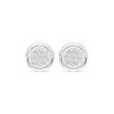 Gold Earrings SBER(44), White Gold