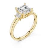 Gold Ring DDLR-867, Yellow Gold, view 2