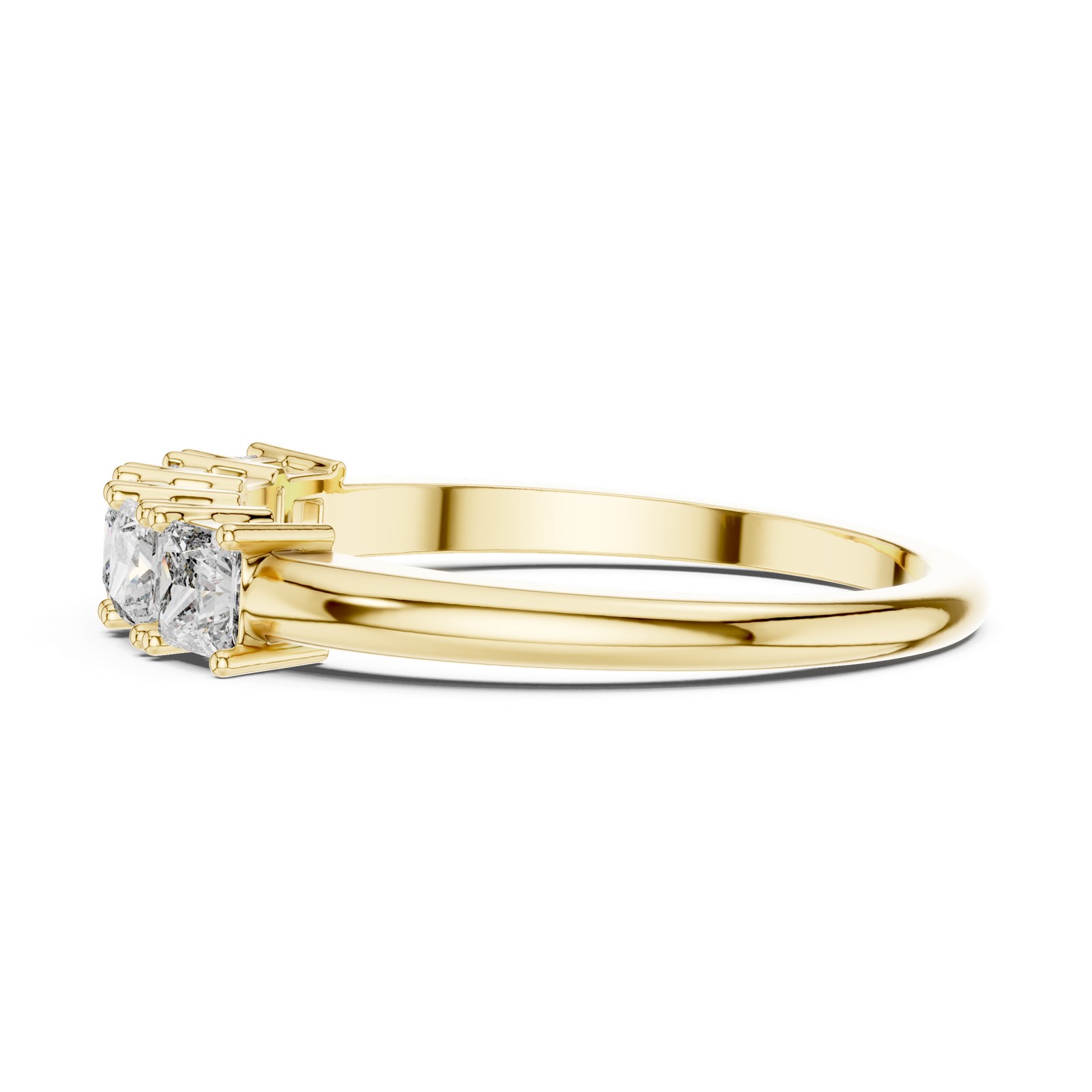 Gold Ring L03-1175, Yellow Gold, view 3