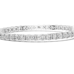 Gold Bracelet GLBR-0012, White Gold, view 3