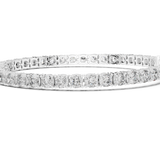 Gold Bracelet GLBR-0012, White Gold, view 3
