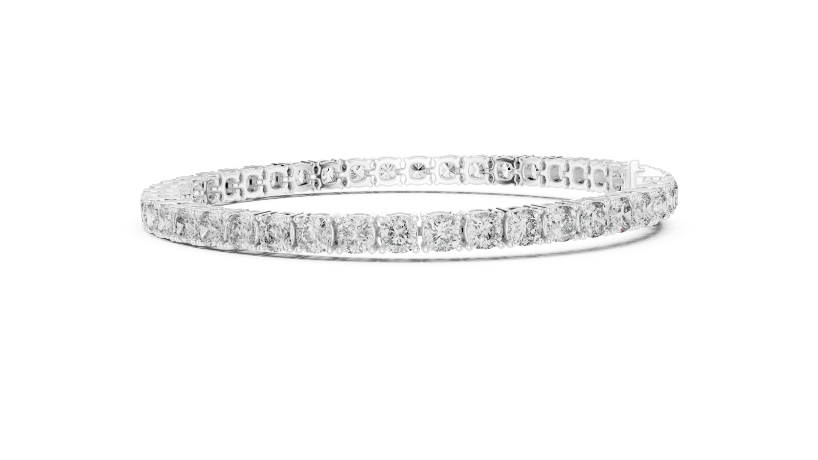 Gold Bracelet GLBR-0012, White Gold, view 3