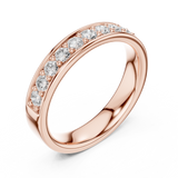 Gold Ring DDLR-577, Rose Gold, view 2