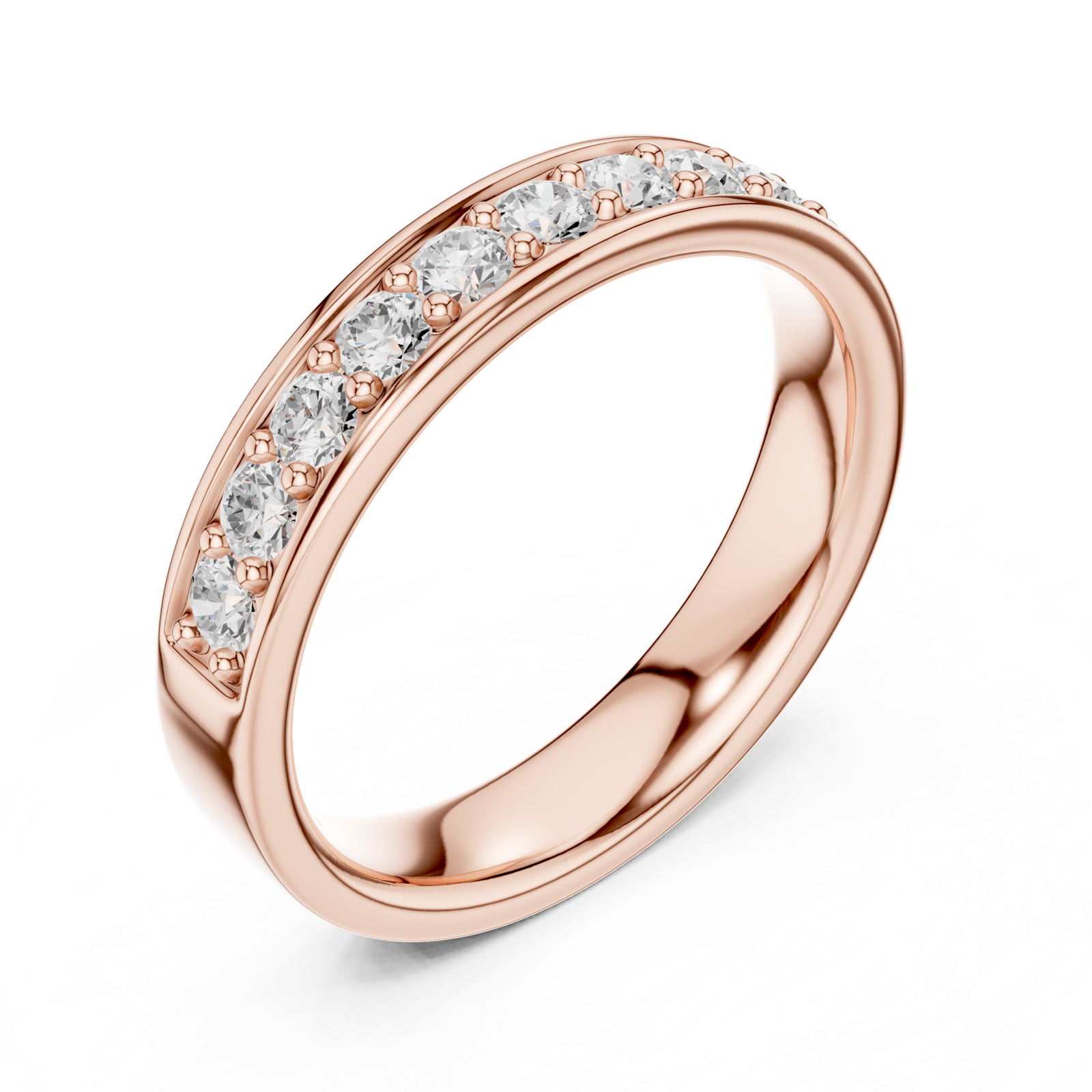 Gold Ring DDLR-577, Rose Gold, view 2