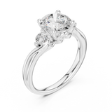 Gold Ring DDLR-272, White Gold, view 2