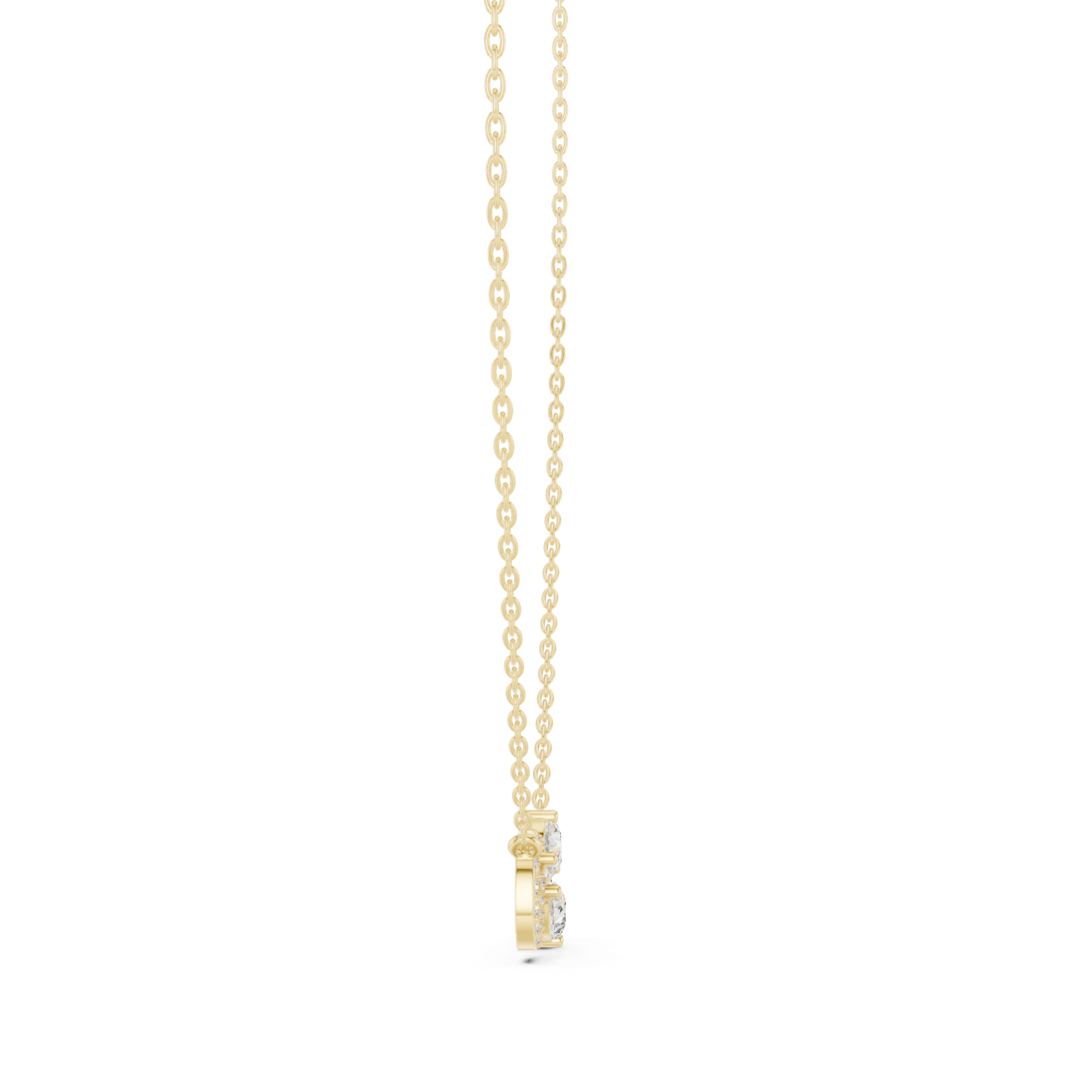 Gold Pendant GPD-0016, Yellow Gold, view 3