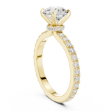 Gold Ring DDLR-787, Yellow Gold, view 1