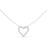 Gold Pendant GPD-0073, White Gold