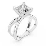 Gold Ring DDLR-051, White Gold, view 2