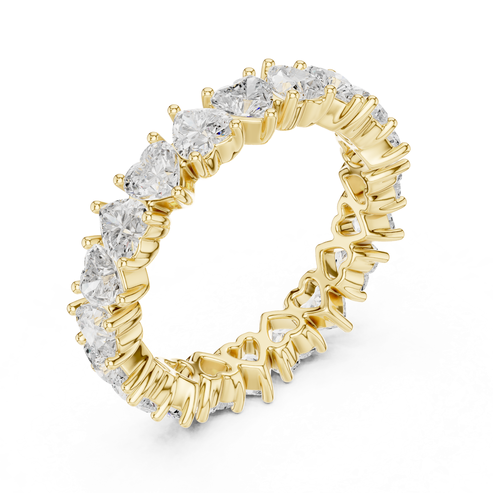 Gold Ring DDLR-313, Yellow Gold, view 2