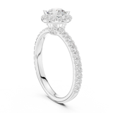 Gold Ring LR-0241, White Gold, view 1