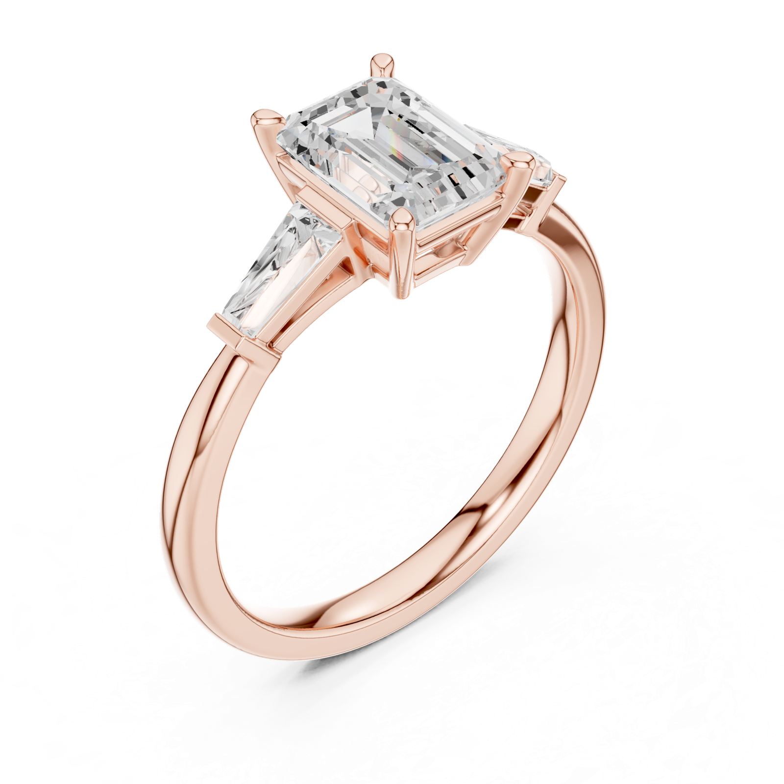 Gold Ring DDLR-922, Rose Gold, view 2