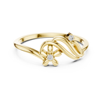 Gold Ring DR-6218, Yellow Gold