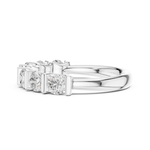 Gold Ring DDLR-669, White Gold, view 3