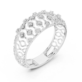 Gold Ring 12-10068@L, White Gold, view 2