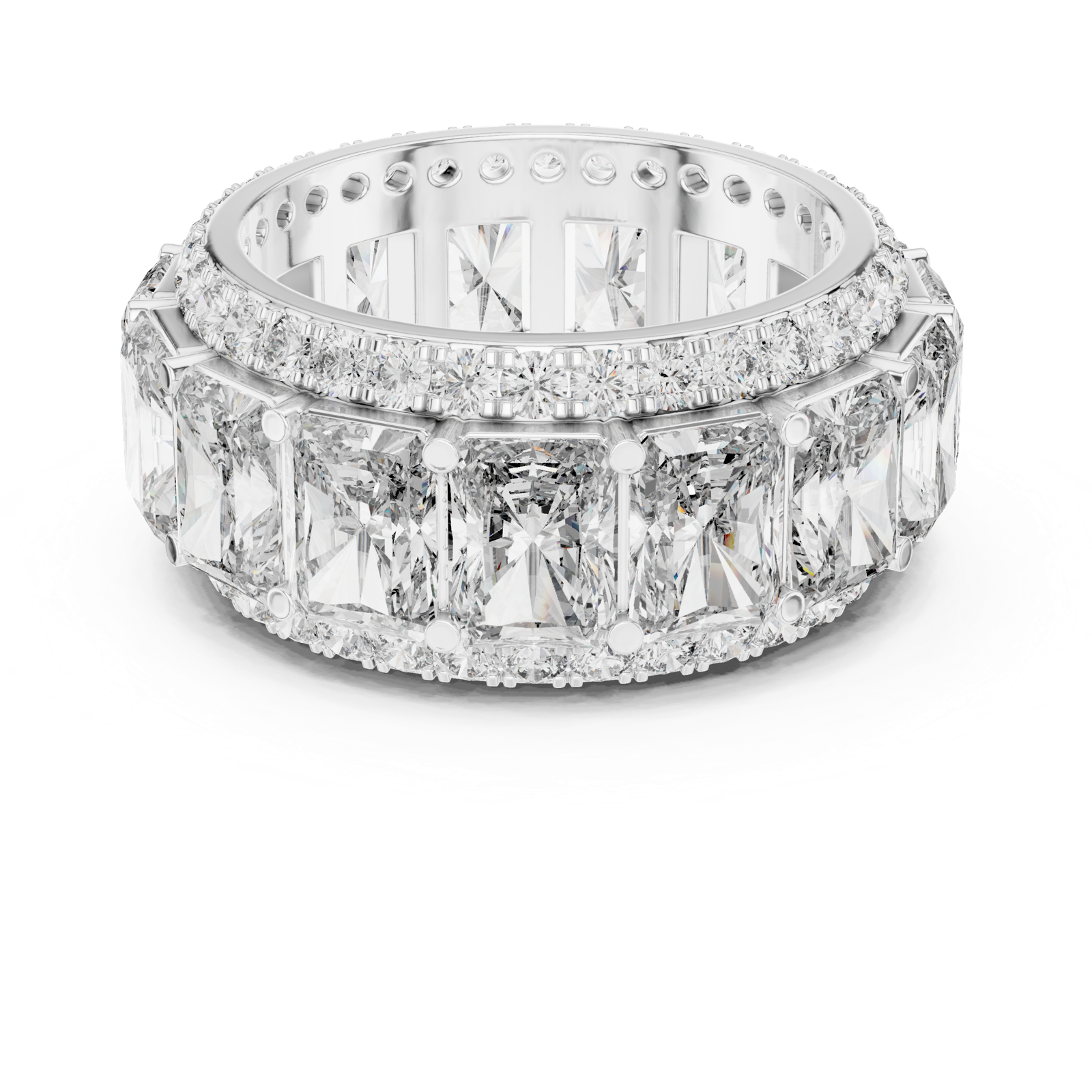 Gold Ring DDLR-243, White Gold, view 4