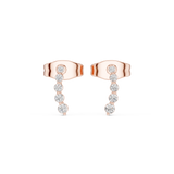 Gold Earrings SBER(32), Rose Gold