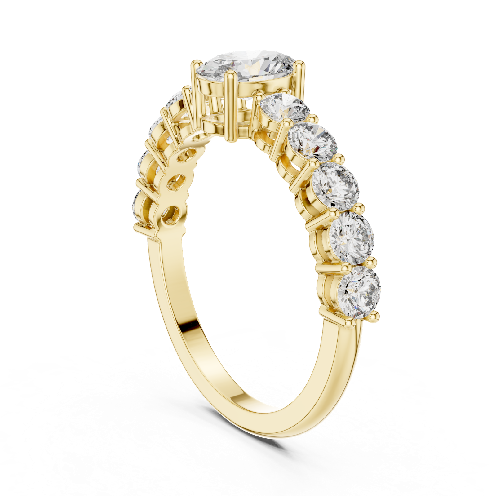 Gold Ring ALR-55, Yellow Gold