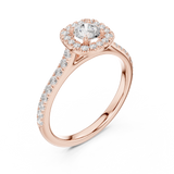 Gold Ring LR-0216, Rose Gold, view 2