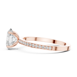 Gold Ring DDLR-1061, Rose Gold, view 3