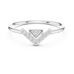 Gold Ring HLR-200, White Gold, view 4