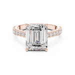 Gold Ring DDLR-773, Rose Gold, view 4