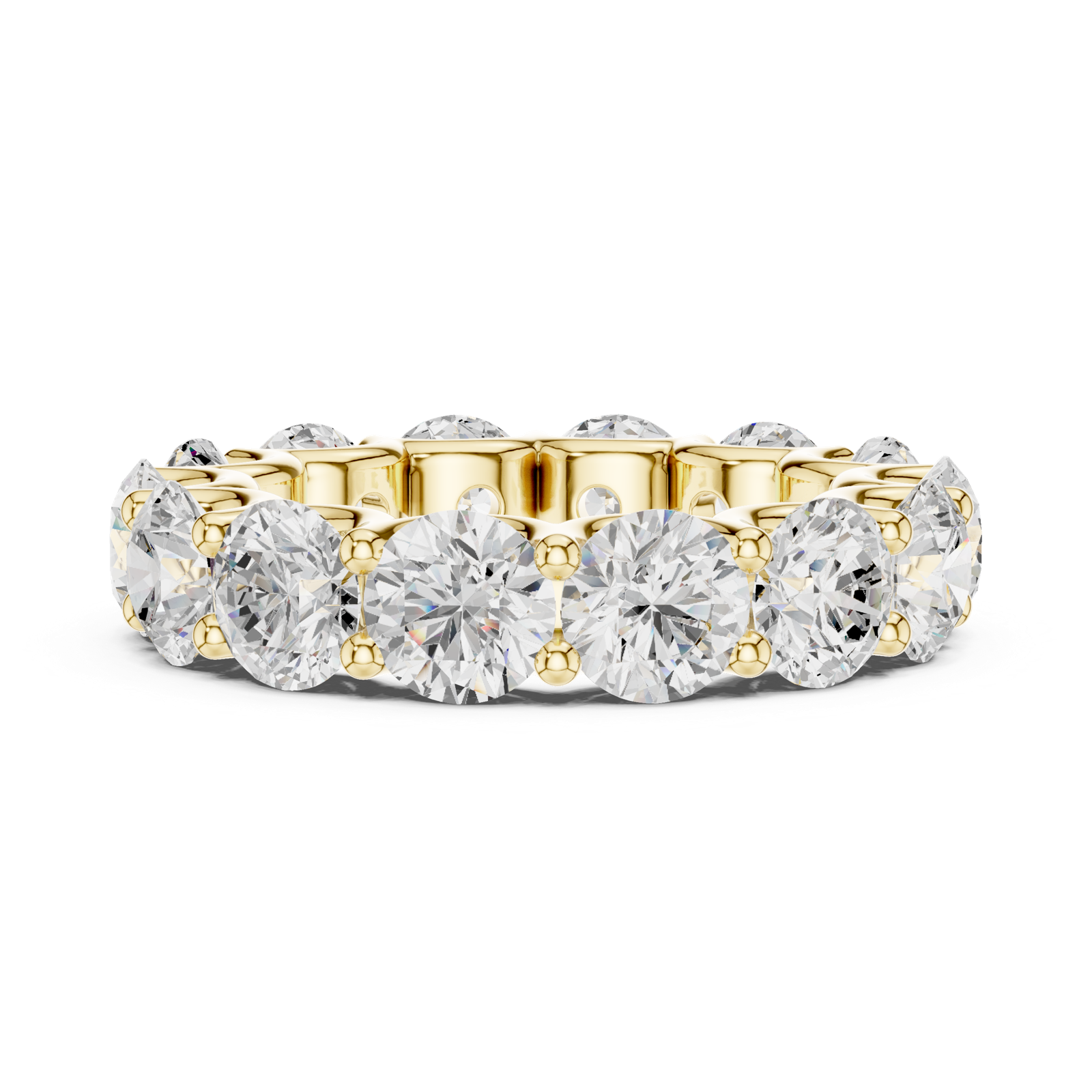 Gold Ring DDLR-662, Yellow Gold, view 3