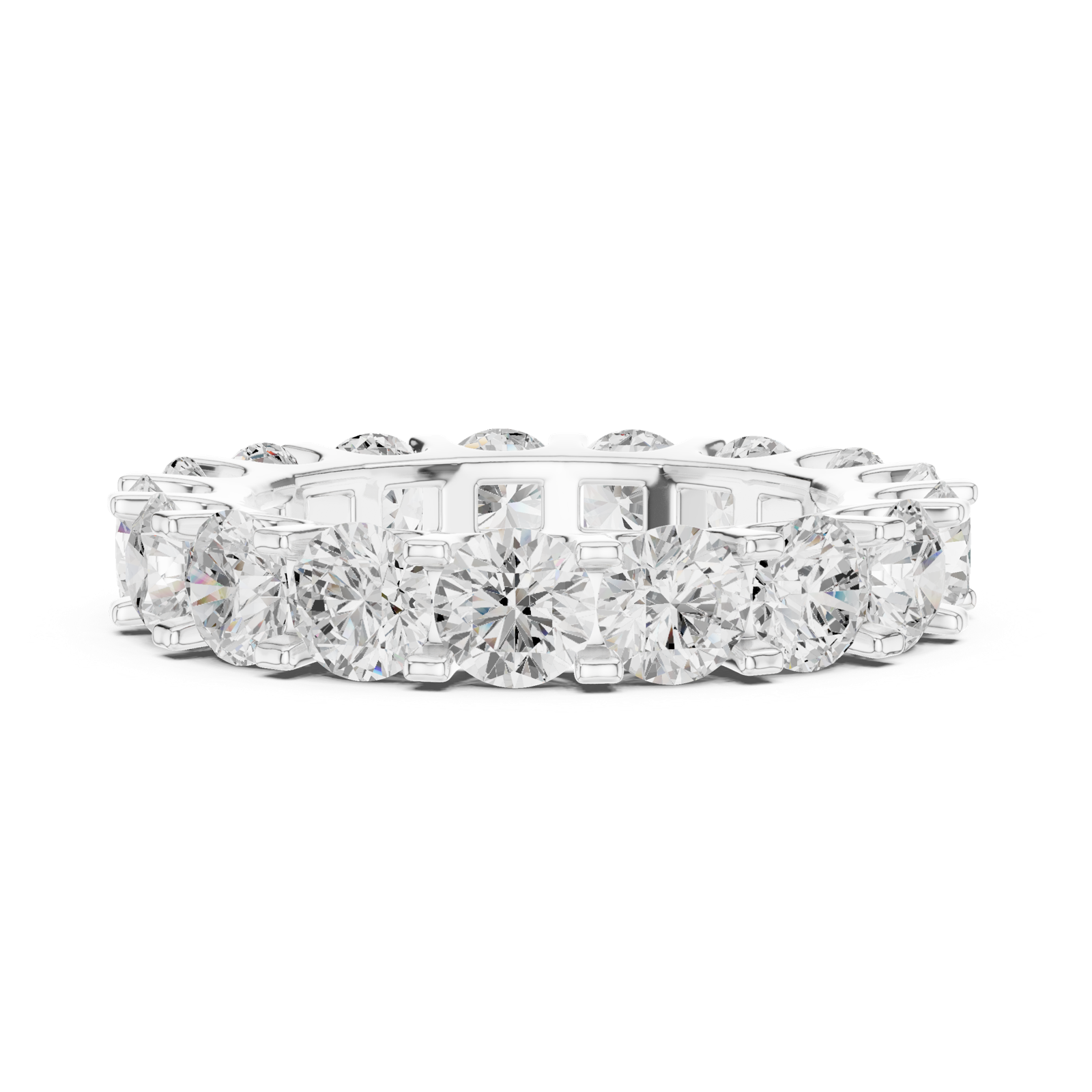 Gold Ring DDLR-683, White Gold, view 3