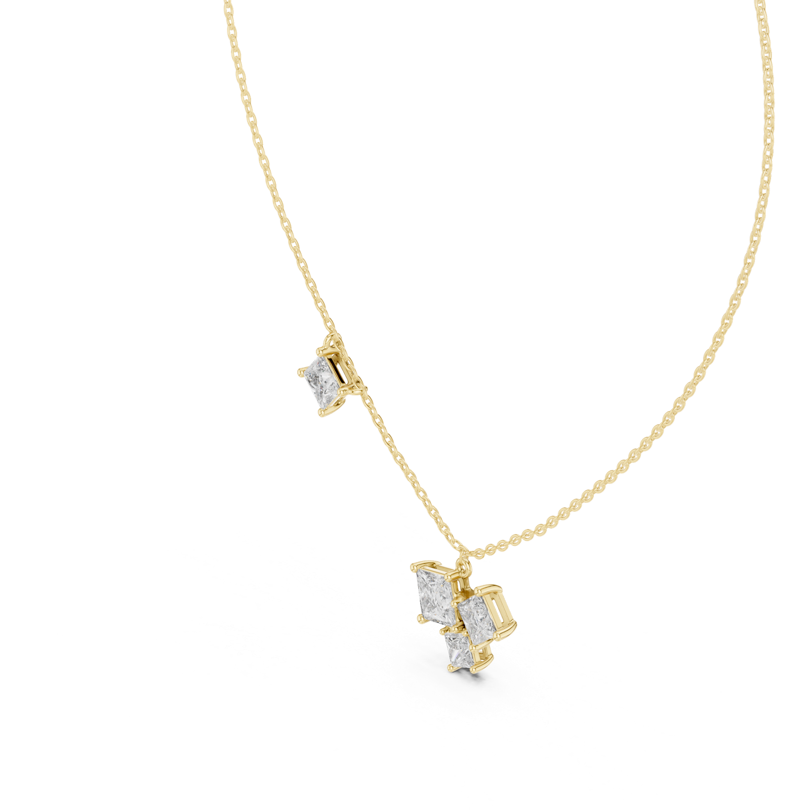 Gold Pendant GPD-0024, Yellow Gold, view 2