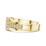 Gold Ring L03-1244, Yellow Gold, view 3