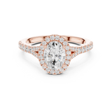 Gold Ring DDLR-910, Rose Gold, view 4