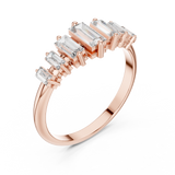 Gold Ring ALR-98, Rose Gold, view 2