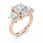 Gold Ring DDLR-746, Rose Gold, view 2