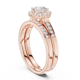 Gold Ring LR-0269, Rose Gold, view 1