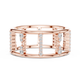 Gold Ring SBWR(48), Rose Gold, view 3