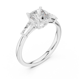 Gold Ring DDLR-921, White Gold, view 2