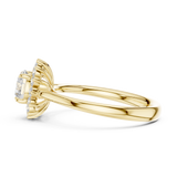 Gold Ring DDLR-673, Yellow Gold, view 3
