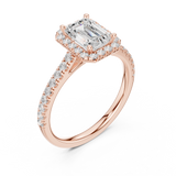 Gold Ring DDLR-918, Rose Gold, view 2