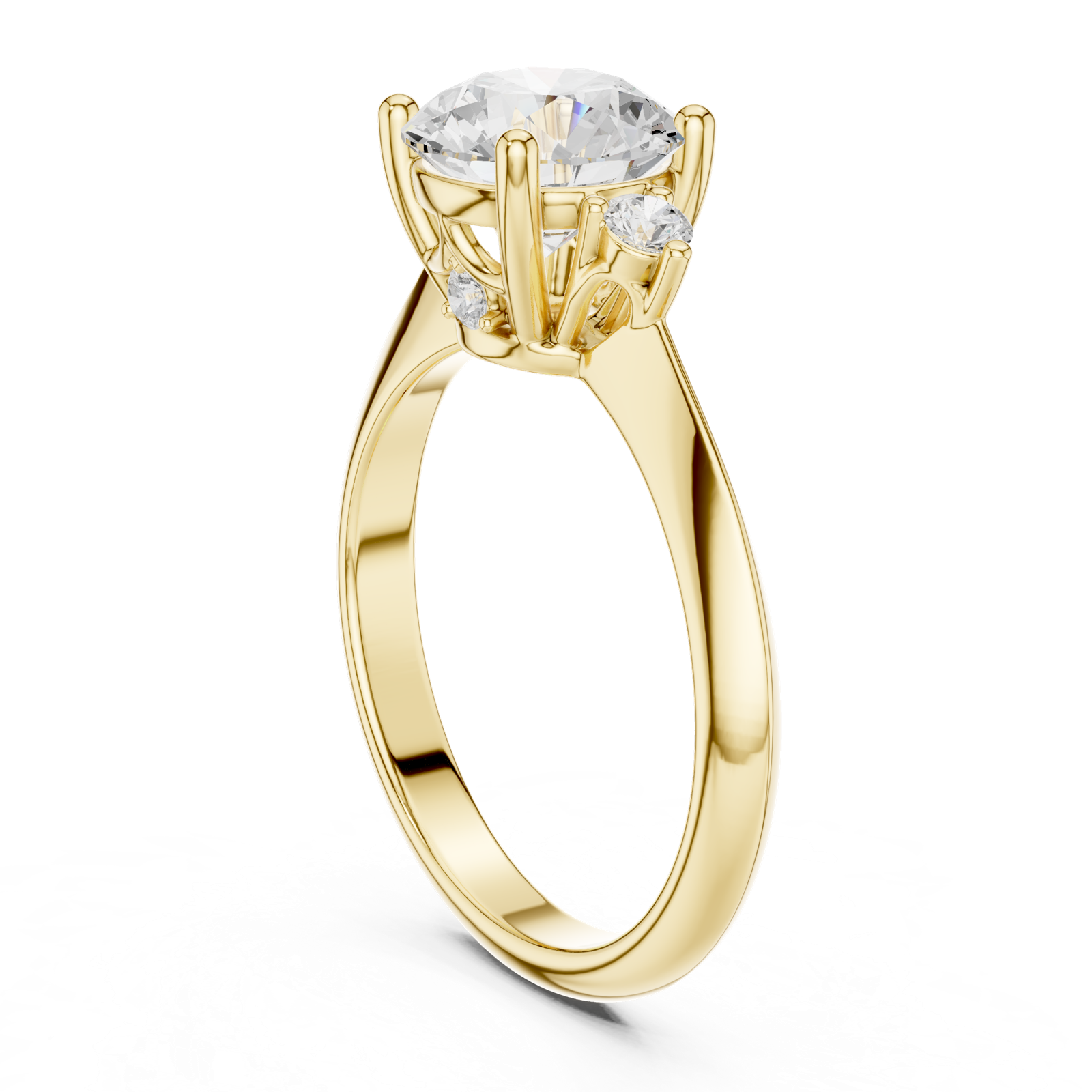 Gold Ring DDLR-278, Yellow Gold, view 1